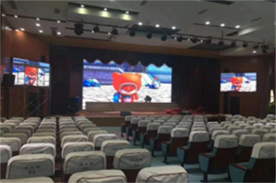 仙桃数据谷学校 室内P4全彩屏